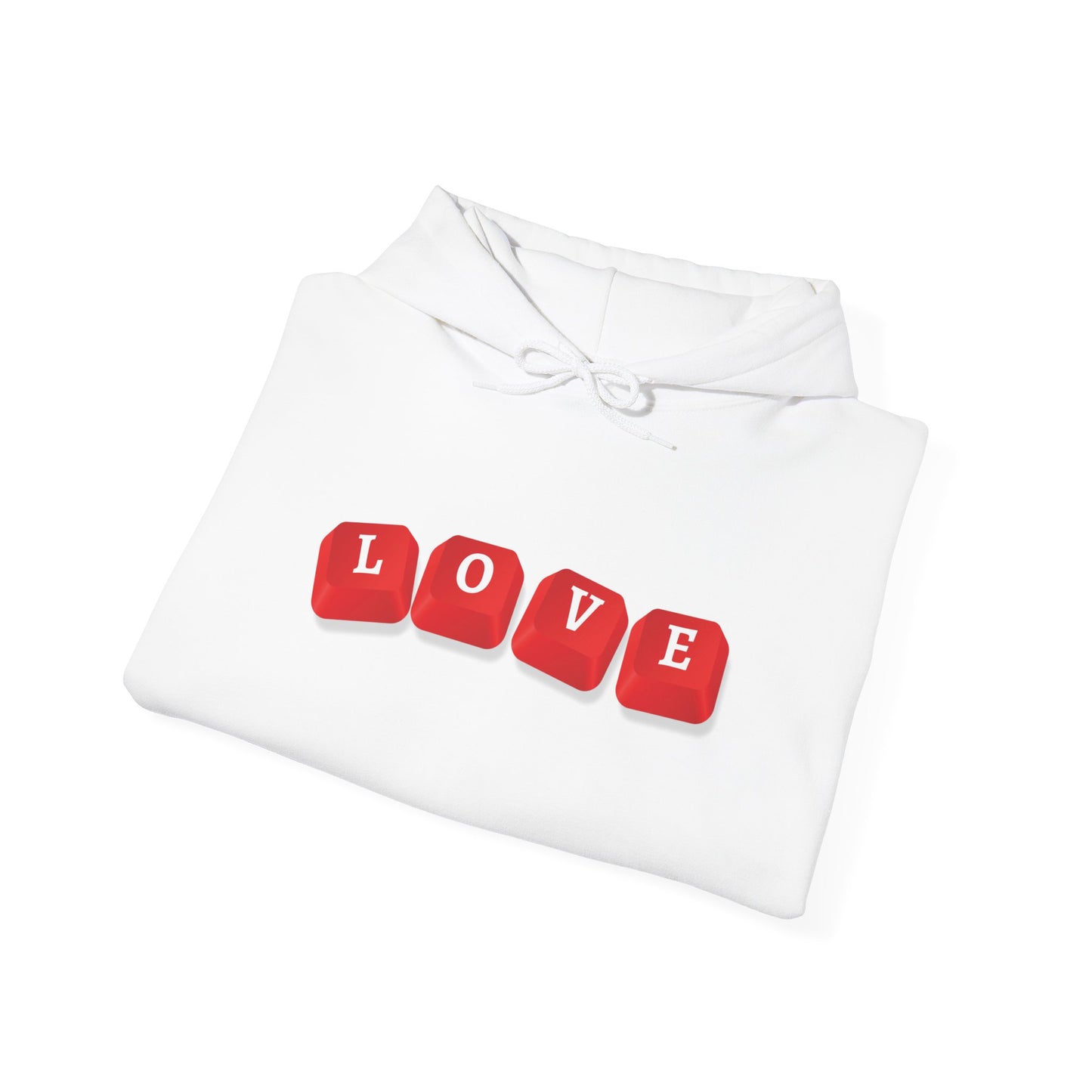 LOVE Key Caps Unisex Heavy Blend™ Hooded Sweatshirt