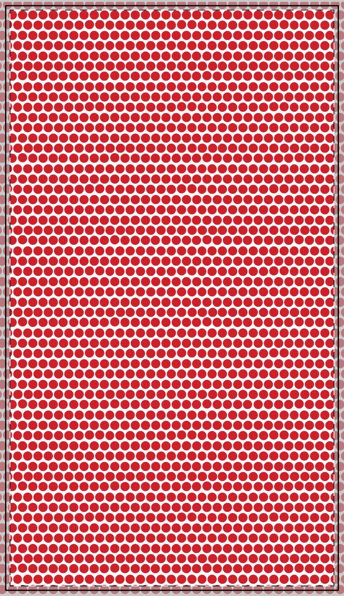 Red Polka Dots Square/Rectangle Tablecloths