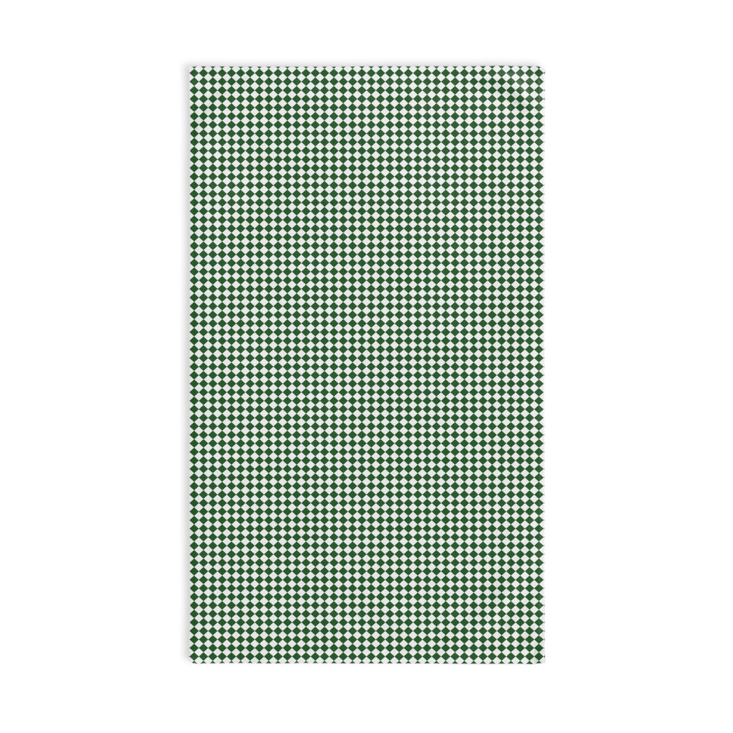 Green Argyle Hand Towel