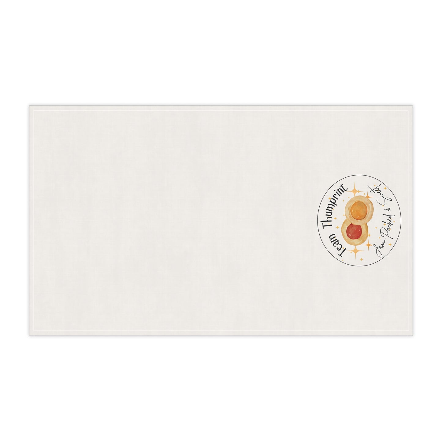 Team Thumbprint Hand Towel | Jam-Packed & Sweet