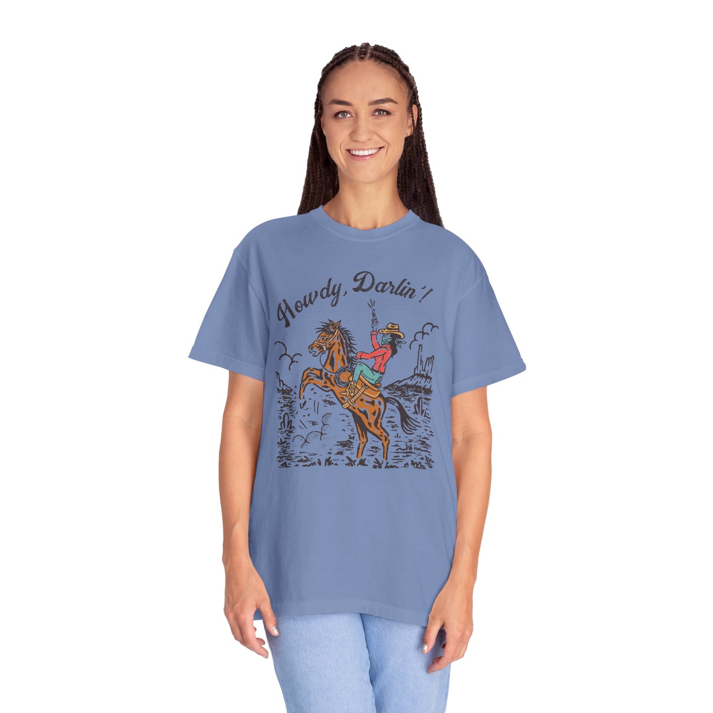 Howdy, Darlin'! Unisex Garment-Dyed T-shirt