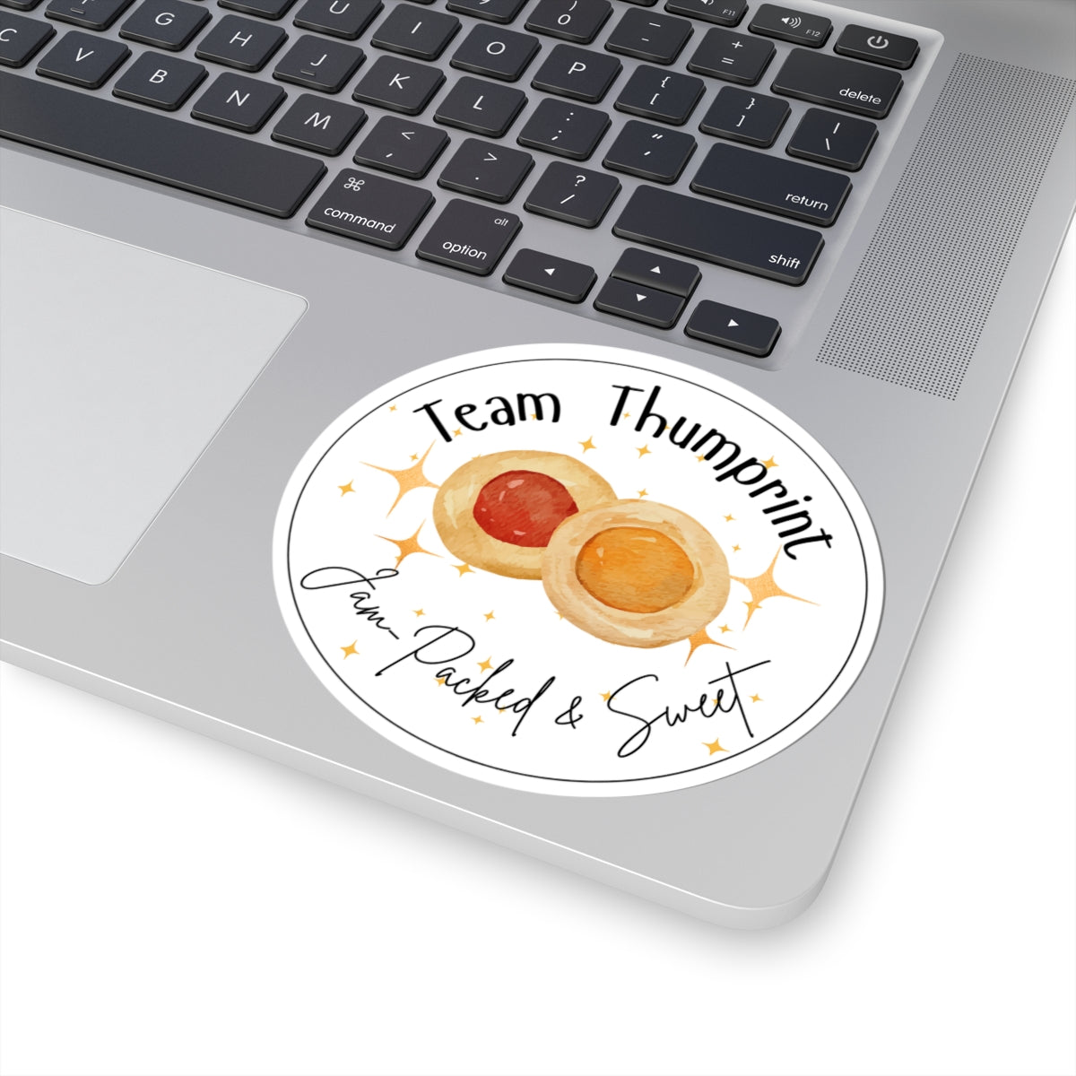 Team Thumbprint Sticker | Jam-Packed & Sweet