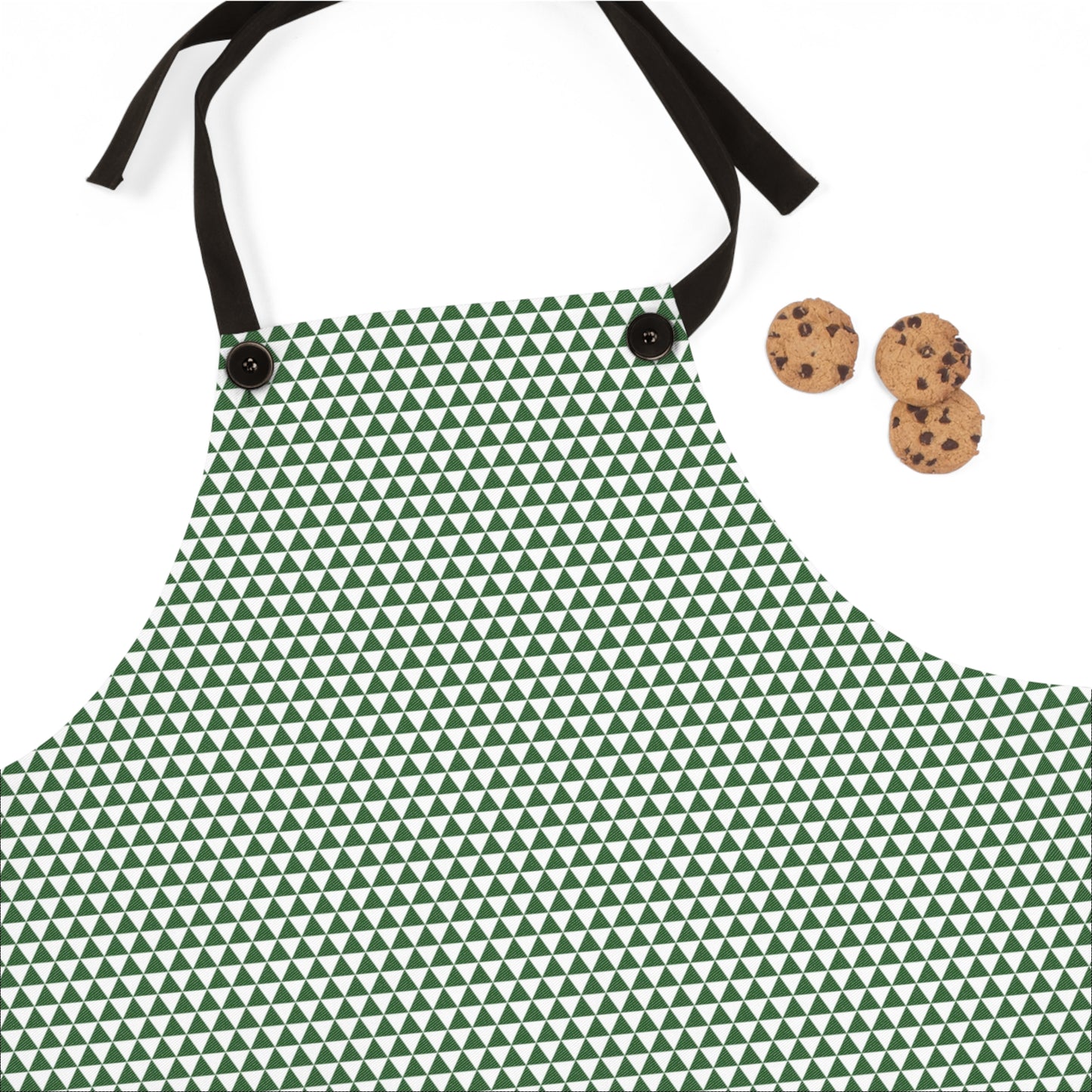 Green Triangles Apron