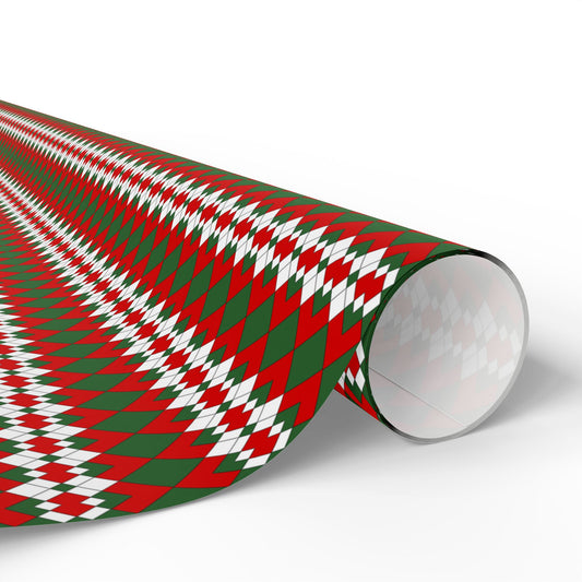 Christmas Extra Argyle Wrapping Paper