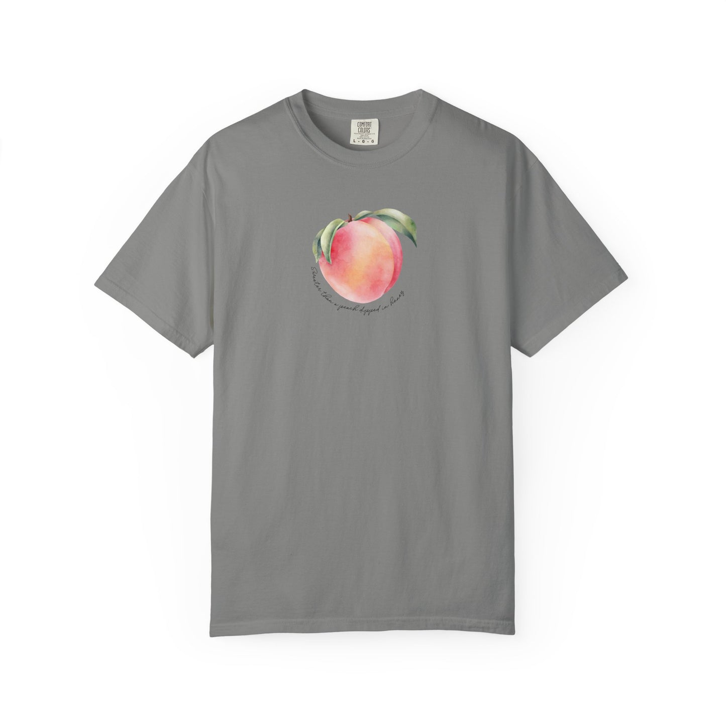 Sweeter Than A Peach In Honey Unisex Garment-Dyed T-shirt