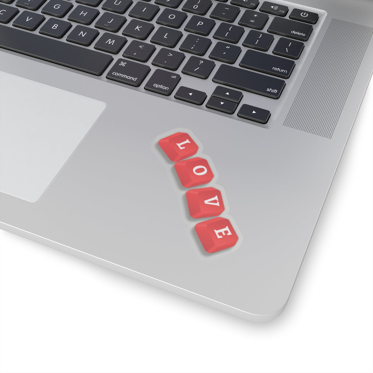 LOVE Key Caps Valentine Kiss-Cut Stickers