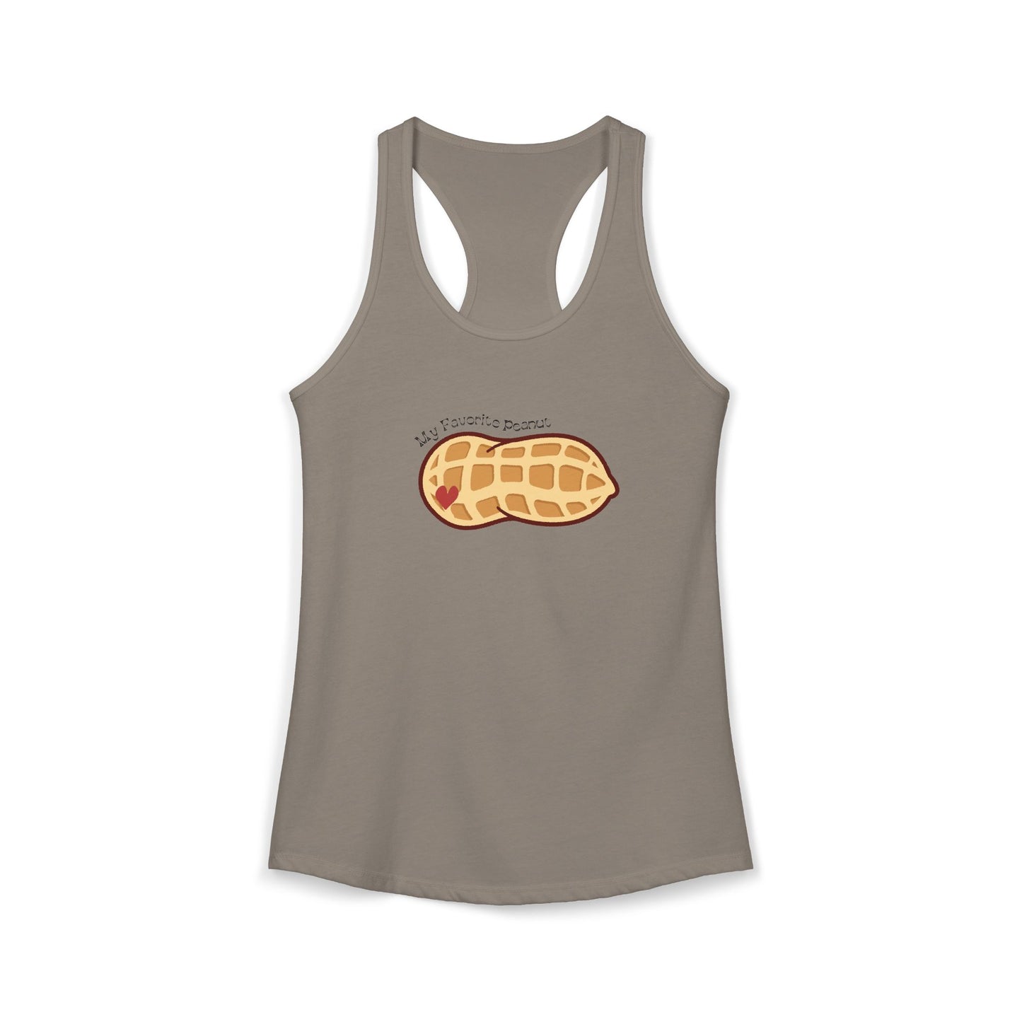 My Favorite Peanut Women's Ideal Racerback Tank