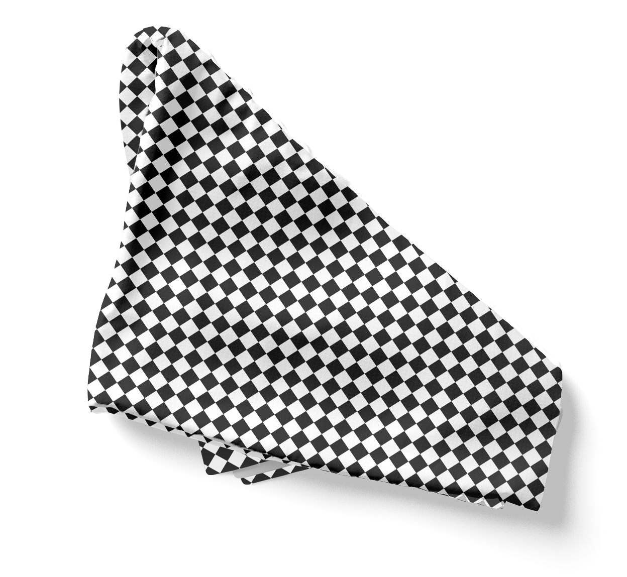 Black & White Argyle Polyester Napkins | Christmas Holiday Cloth Napkin Set, Elegant Farmhouse Dining Décor