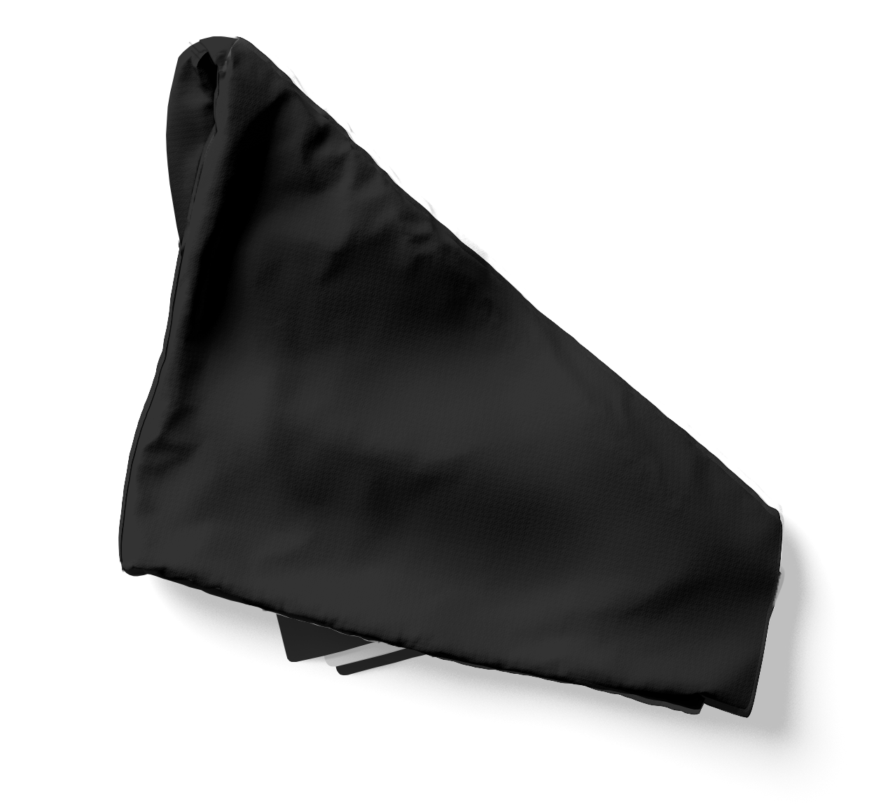 Black Holiday Napkin Set | 4 Washable Cloth Napkins, Elegant Christmas Table Decor