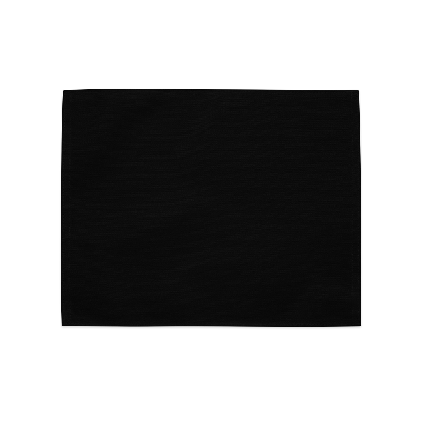 Black Holiday Placemat Set | 4 Washable Placemats, Chic Christmas Dining Table Decor