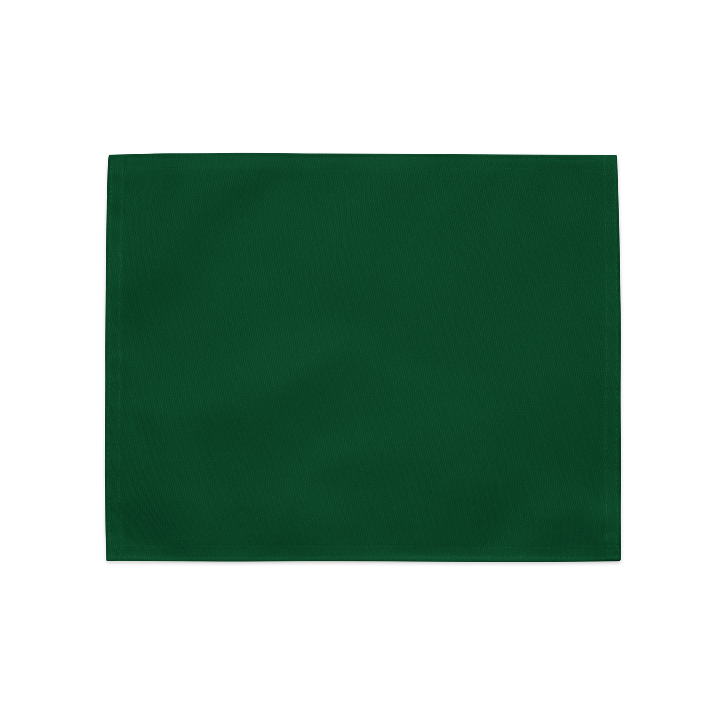 Green Holiday Placemat Set | 4 Washable Placemats, Festive Christmas Dining Table Decor