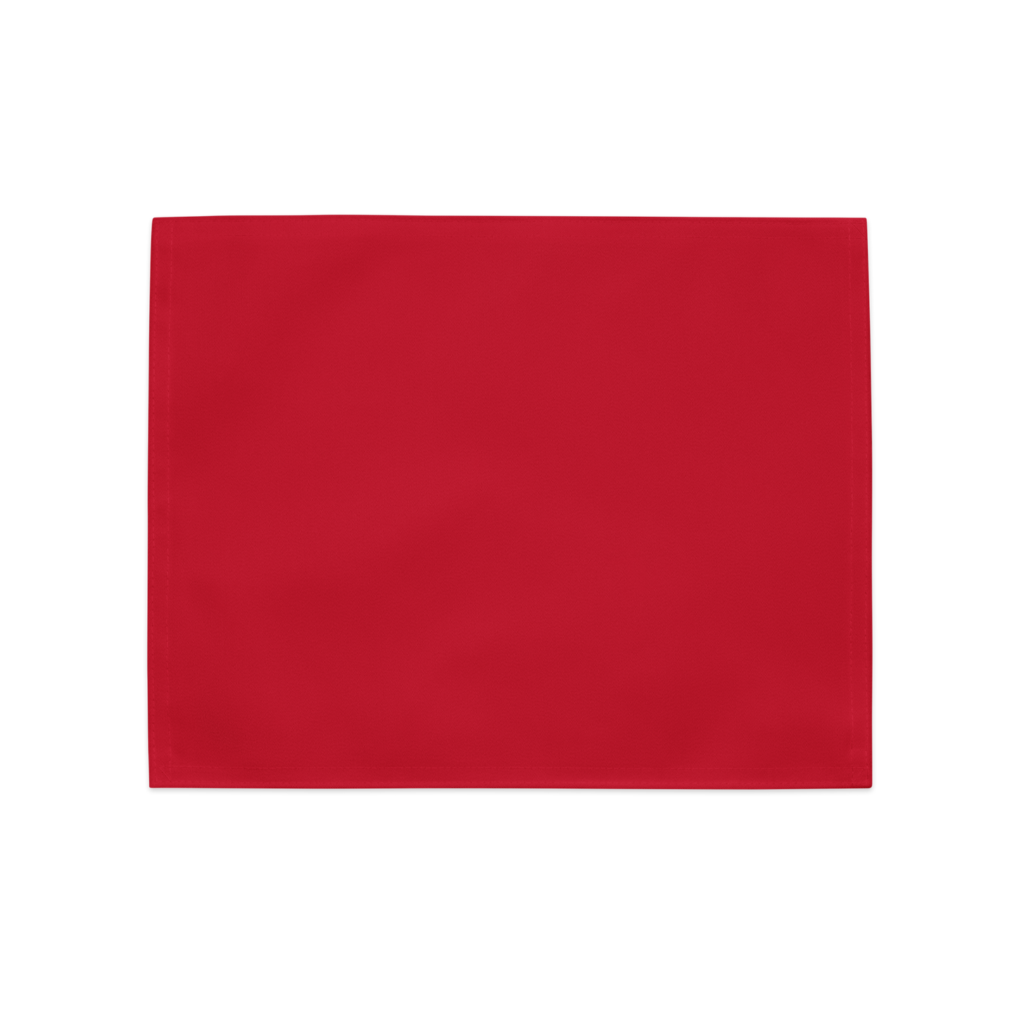 Red Christmas Placemat Set | Washable Holiday Dining Decor, Festive Classic Style