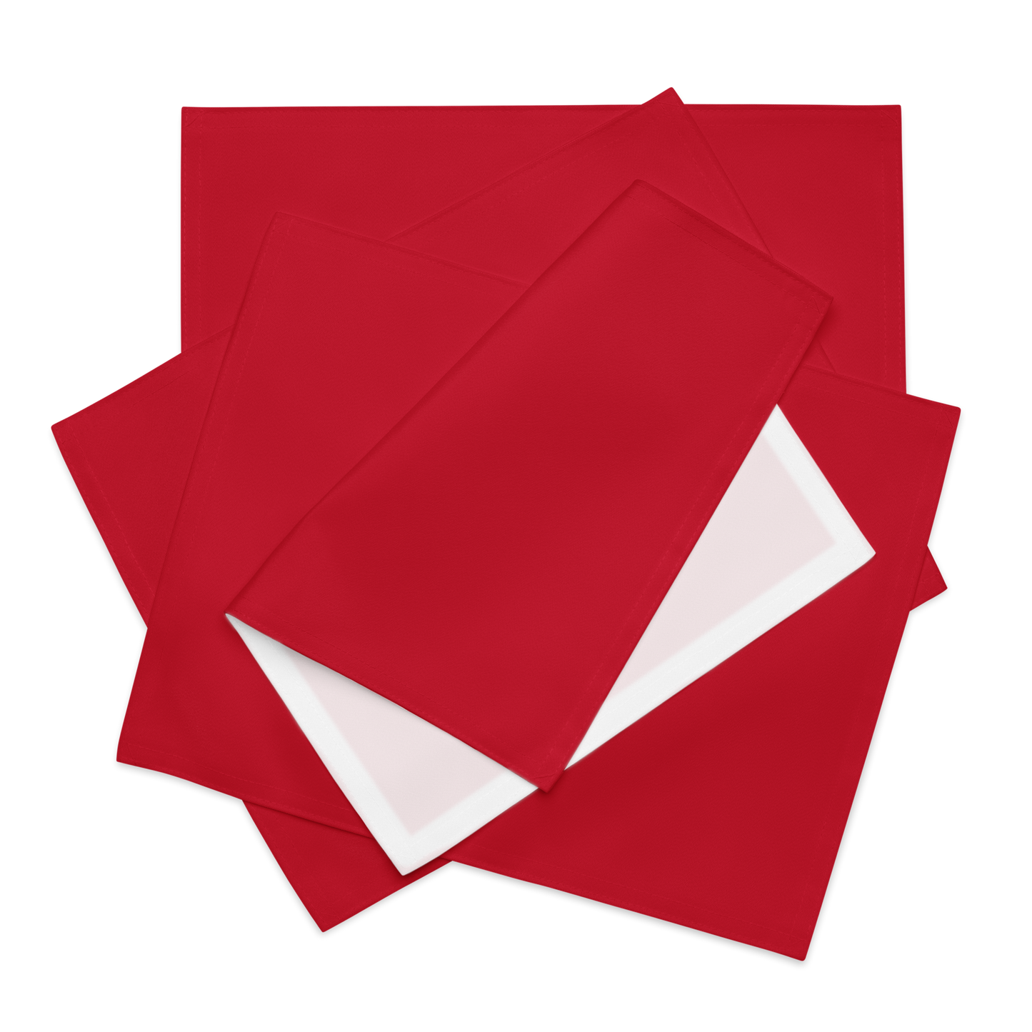 Red Christmas Placemat Set | Washable Holiday Dining Decor, Festive Classic Style