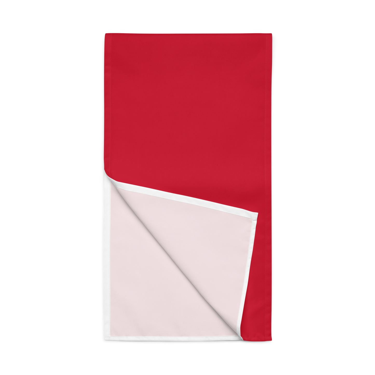 Red Christmas Table Runner | Washable Holiday Dining Decor, Festive Classic Style