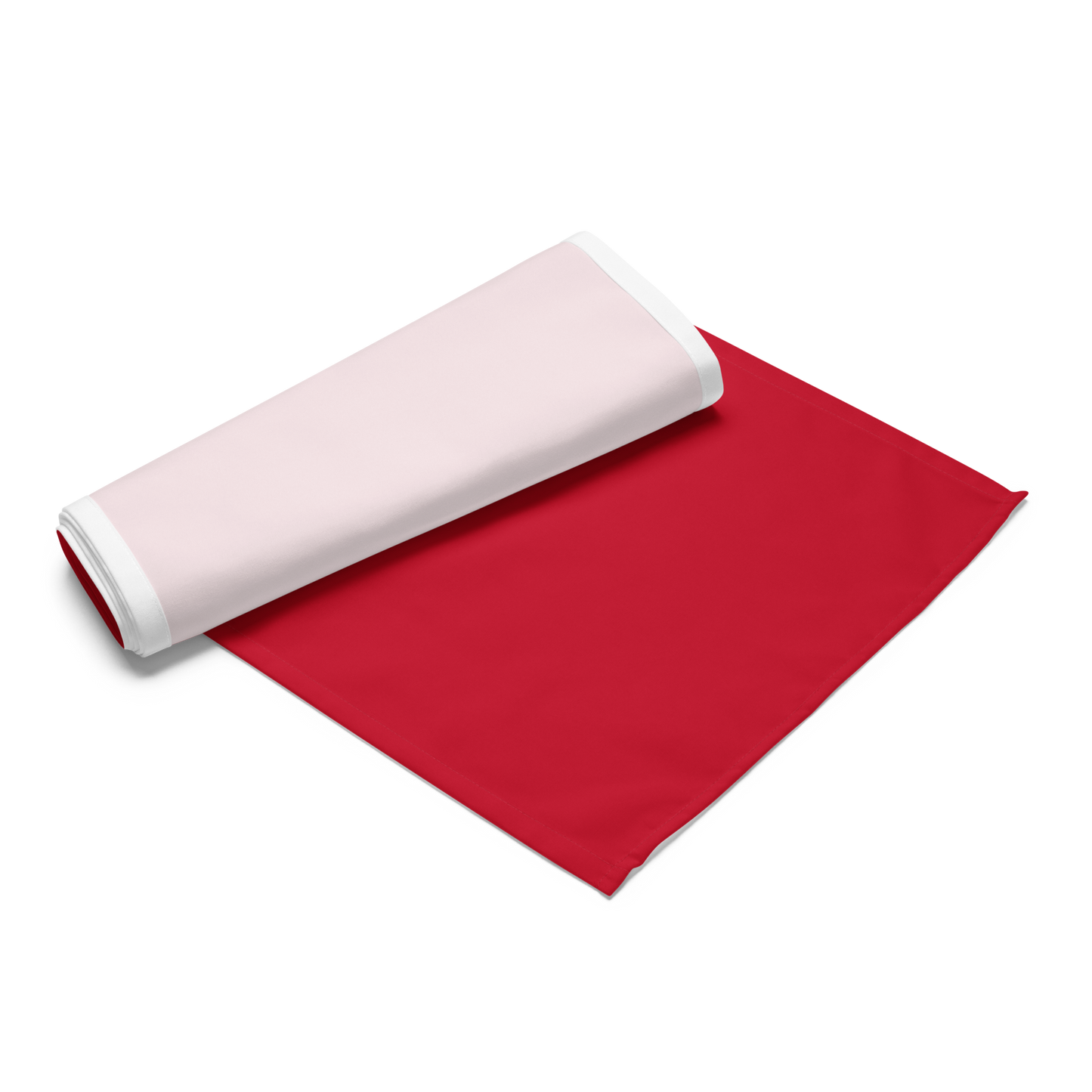 Red Christmas Table Runner | Washable Holiday Dining Decor, Festive Classic Style